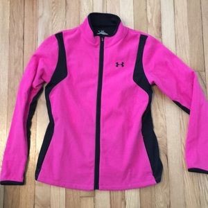 Under Armor Cold Gear Fuchsia Fleece Size Lrg